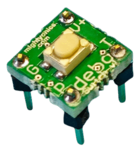 Plug-and-play debounced tactile switch with 2 functionality in one - Pulse/ Toggle